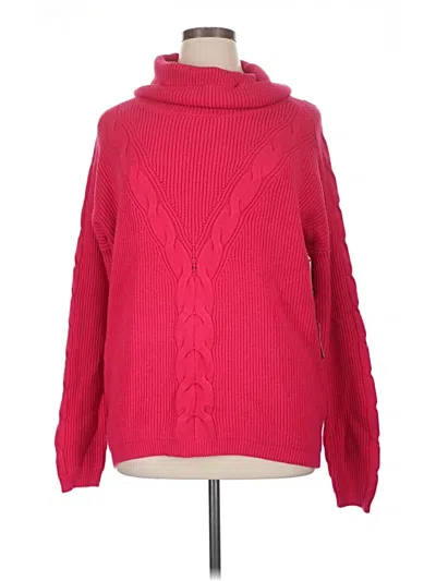 Laundry By Shelli Segal Turtleneck Sweater In Red