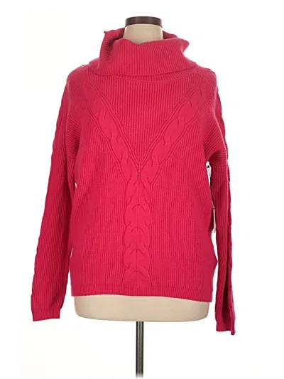Laundry By Shelli Segal Turtleneck Sweater In Red