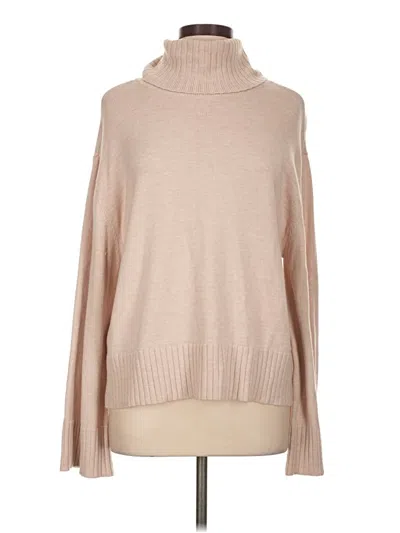 Pre-owned Laundry By Shelli Segal Turtleneck Sweater In Tan