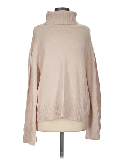 Pre-owned Laundry By Shelli Segal Turtleneck Sweater In Tan