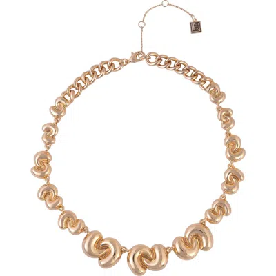 Laundry By Shelli Segal Twist Chain Necklace In Gold