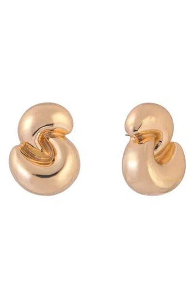 Laundry By Shelli Segal Twist Stud Earrings In Gold