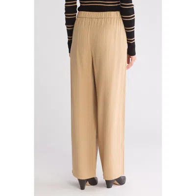 Laundry By Shelli Segal Wide Leg Pants In Camel