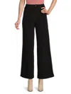 Laundry By Shelli Segal Belle Crepe Wide Leg Pants In Black
