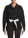 LAUNDRY BY SHELLI SEGAL WOMEN'S DOUBLE BREASTED TRENCH JACKET