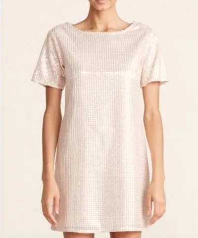 Laundry By Shelli Segal Women's Sequin Shift Dress In White
