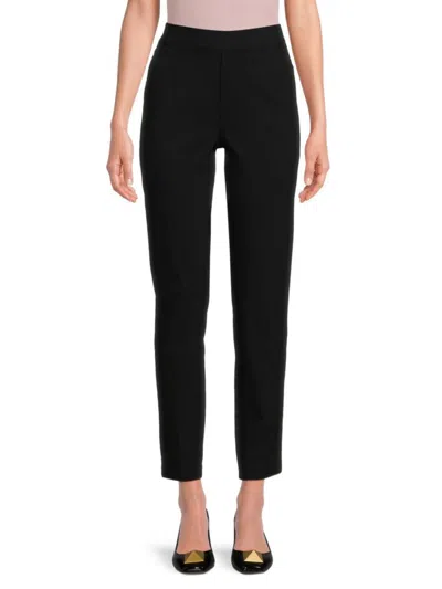 Laundry By Shelli Segal Women's Solid Ankle Pants In Black
