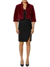 Laundry By Shelli Segal Faux Fur Shrug In Blue