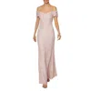 Laundry By Shelli Segal Womens Lace Off-the-shoulder Evening Dress In Neutral