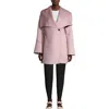 Laundry By Shelli Segal Womens Lighweight Midi Pea Coat