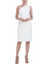 LAUNDRY BY SHELLI SEGAL WOMENS ONE SHOULDER KNEE-LENGTH COCKTAIL AND PARTY DRESS