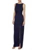 Laundry By Shelli Segal Womens Sleeveless Long Evening Dress In Blue