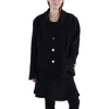 Laundry By Shelli Segal Womens Wool Blend Long Wool Coat In Black