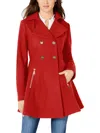 Laundry By Shelli Segal Womens Wool Blend Midi Pea Coat In Multi