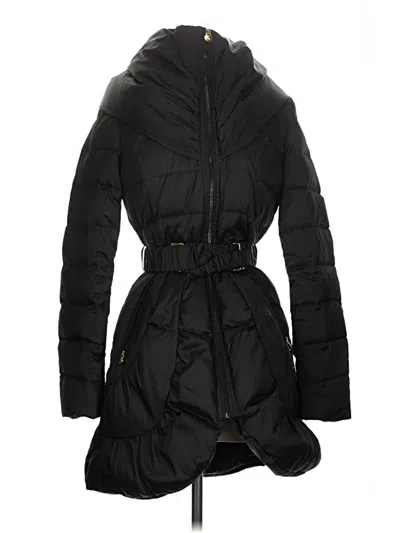 Pre-owned Laundry By Shelli Segal Wool Coat In Black
