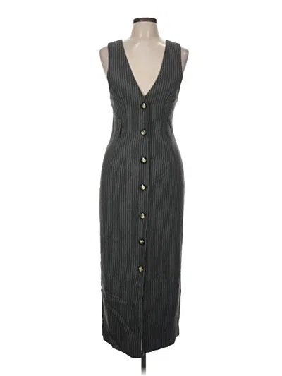 Pre-owned Laundry Casual Dress In Gray