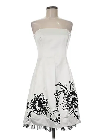 Pre-owned Laundry Cocktail Dress In White