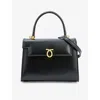 Launer Womens Black Judi Leather Top-handle Bag In Black