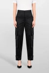 Laura Aparicio Cargo Cotton Pants In Sand