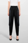 Laura Aparicio Cotton Ballon Pants In Black
