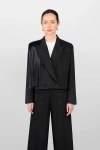 Laura Aparicio Cotton Jacket In Black