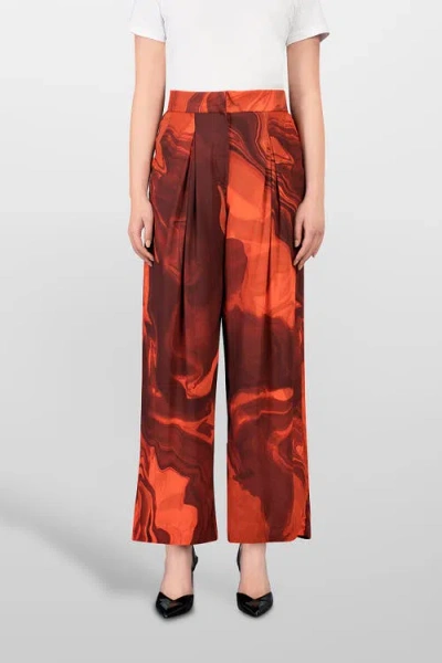 Laura Aparicio Palazzo Pants In Orange