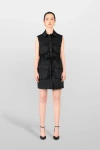 Laura Aparicio Sahariana Cotton Dress In Black