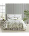 Laura Ashley 180 Thread Count Country Meadow Cotton Comforter Bedding Set