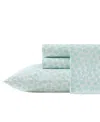 Laura Ashley 200-thread Cotton 4 -pc. Sheet Set, King In Margate Shells