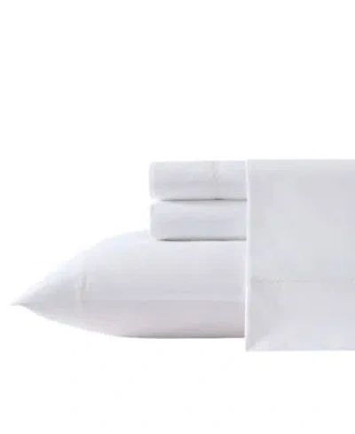 Laura Ashley 200 Thread Count Cotton Percale Sheet Set In Victoria Ruffled Hem
