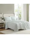 Laura Ashley 200 Thread Count Heirloom Ditzy Cotton Percale Sheet Set