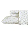 Laura Ashley 200 Thread Count Victoria Percale Pillowcase Set