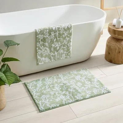 Laura Ashley 2-pc. Bath Rug Set In Green