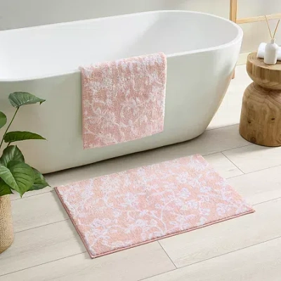 Laura Ashley 2-pc. Bath Rug Set In Pink