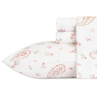 Laura Ashley Closeout!  300 Thread Count Cotton Sateen 4-pc. Sheet Set, King In Bristol