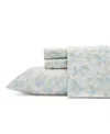 Laura Ashley Closeout!  300 Thread Count Cotton Sateen 4-pc. Sheet Set, Queen In Rena