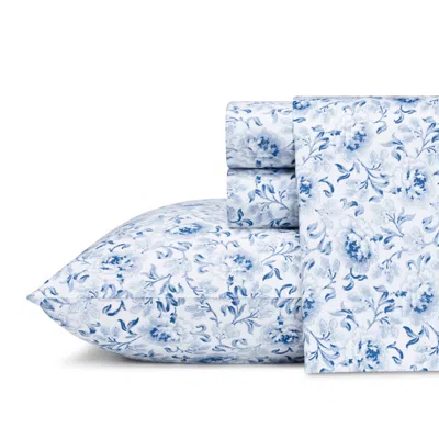 Laura Ashley Closeout!  300 Thread Count Cotton Sateen 4-pc. Sheet Set, Queen In Loreli