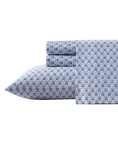 LAURA ASHLEY CLOSEOUT! LAURA ASHLEY 300 THREAD COUNT COTTON SATEEN 4-PC. SHEET SET, QUEEN