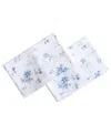 Laura Ashley Garden Muse Pillowcase Pair, Standard In Blue Cashmere