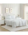 Laura Ashley 300 Thread Count Fiona Cotton Sateen Sheet Set