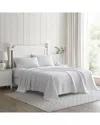 Laura Ashley 300 Thread Count Tierney Cotton Sateen Sheet Set