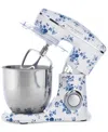 Laura Ashley 4.5l Plastic Tilt-head 10-speed Stand Mixer In China Rose