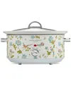 Laura Ashley 6.5l Slow Cooker In Elveden White