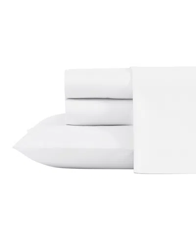 Laura Ashley Closeout!  800 Thread Count Cotton Sateen Blend 4-pc. Sheet Set, Queen In White