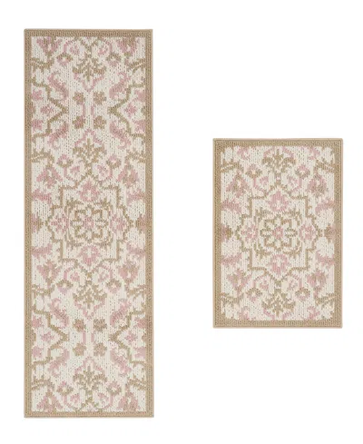 Laura Ashley All Loop Tufted Skid-resistant 2-piece Rug Set In Neutral