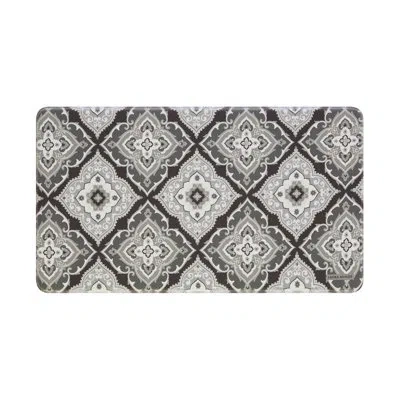 Laura Ashley Allie Wellness Anti-fatigue Mat In Light Gray