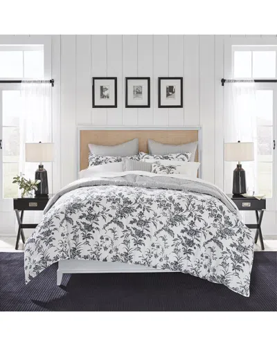 Laura Ashley Amberley Cotton Comforter Set In Gray