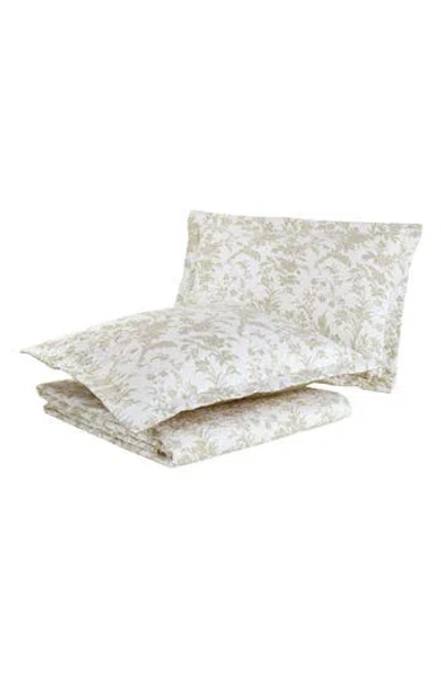 Laura Ashley Amberley Twin Quilt & Sham Set In Biscuit Beige