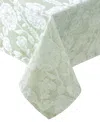 Laura Ashley Annaleigh Jacquard Tablecloth, 60"w X 102"l In Green