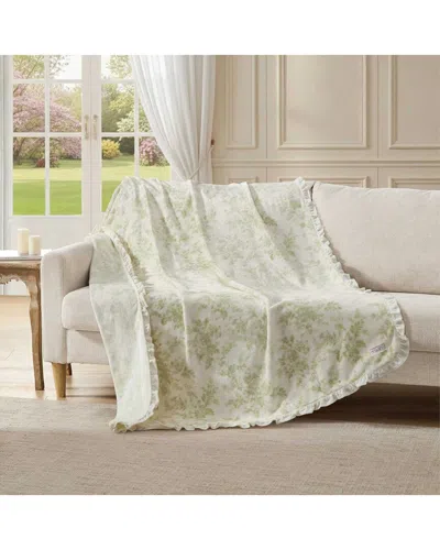 Laura Ashley Annalise Throw In Green
